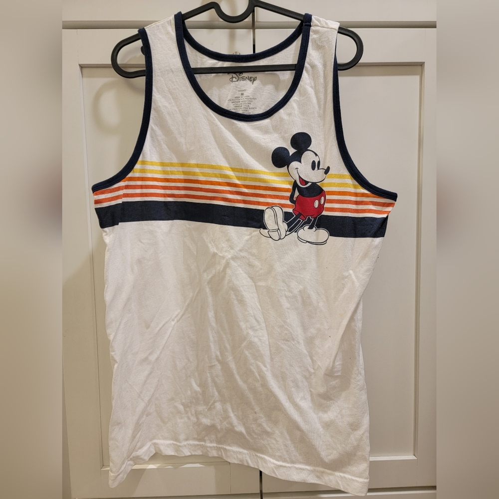 NWOT Disney Men's Medium Tank Top. Mickey Mouse.
